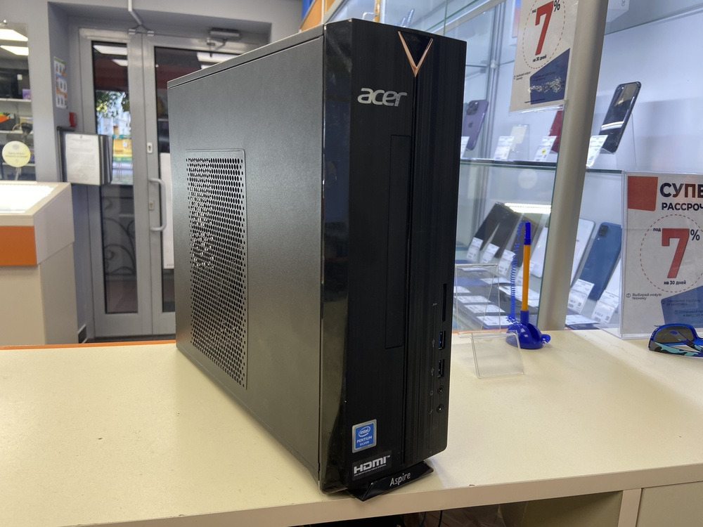 Системный блок Acer .; Pentium Silver J5040, Intel UHD Graphics 605, 4 Гб, 64 Гб, Нет