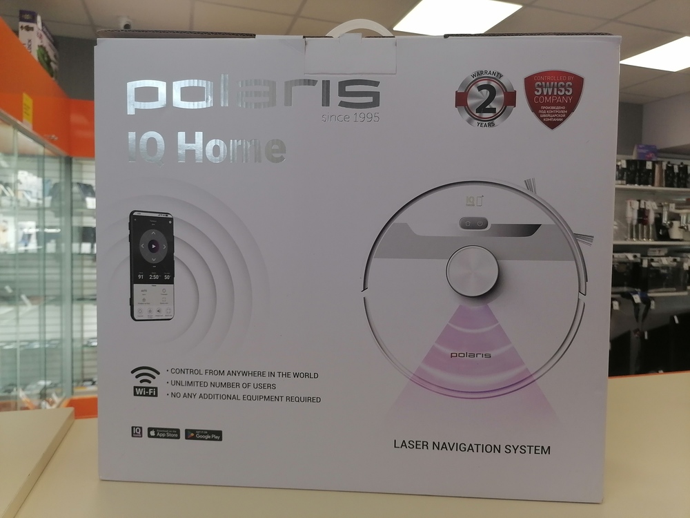 Пылесос Polaris PVCR 6001 WIFI IQ Home