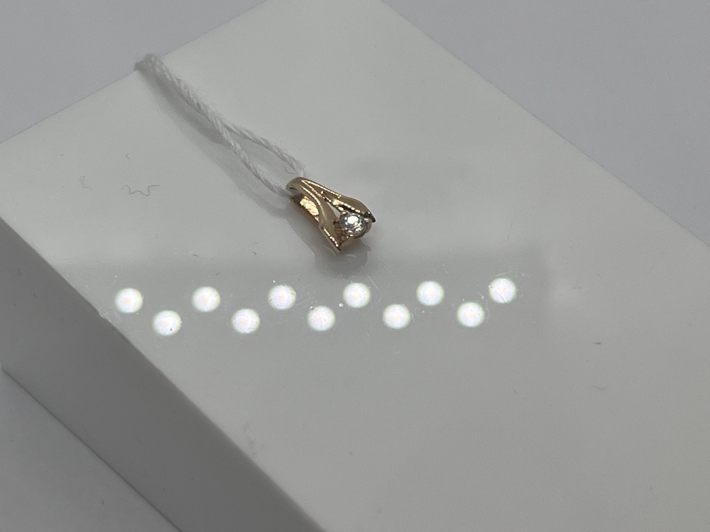 ПОДКМ585 ПОДВЕСКА С КАМНЕМ (Au 585)