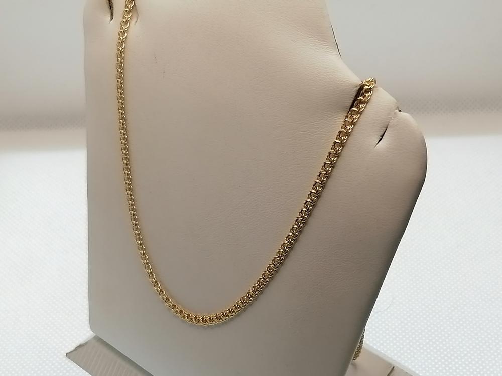 8040200L-45 ЦЕПЬ ПОЛНОВЕСНАЯ Бисмарк (Au 585)