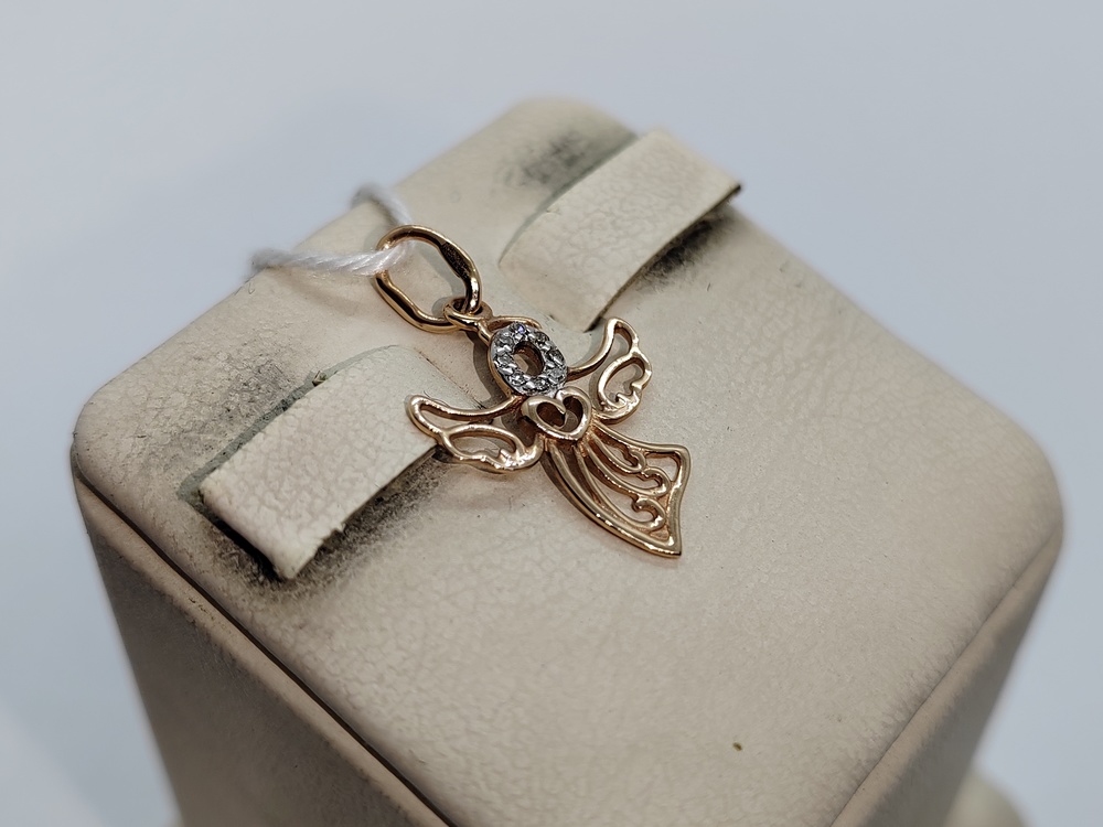 ПОДКМИ585 ПОДВЕСКА С КАМНЯМИ (Au 585)