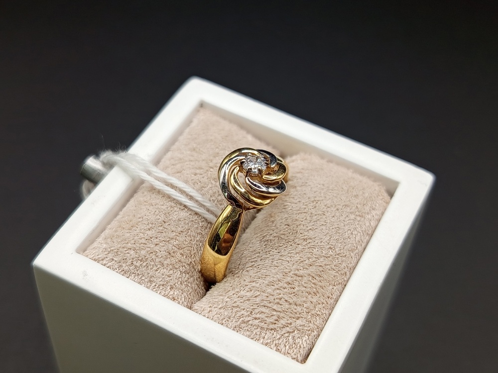 КОЛЬЦО С КАМНЕМ (Au 585)