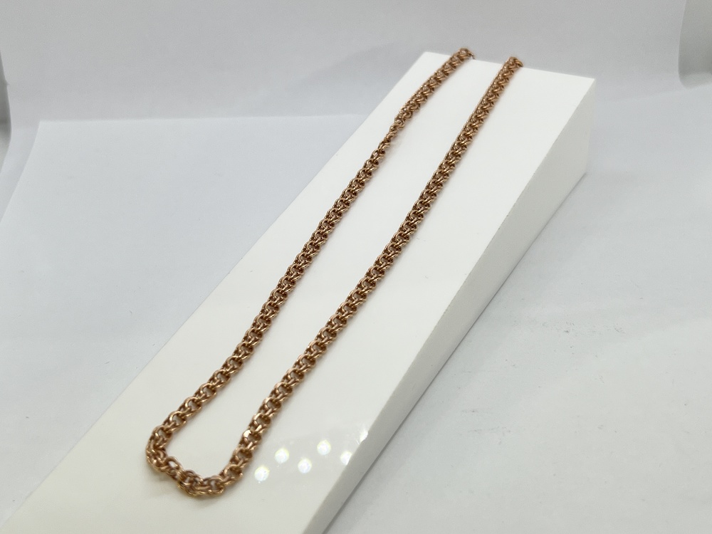 ЦЕПЬ ПУСТОТЕЛАЯ Бисмарк (Au 585)