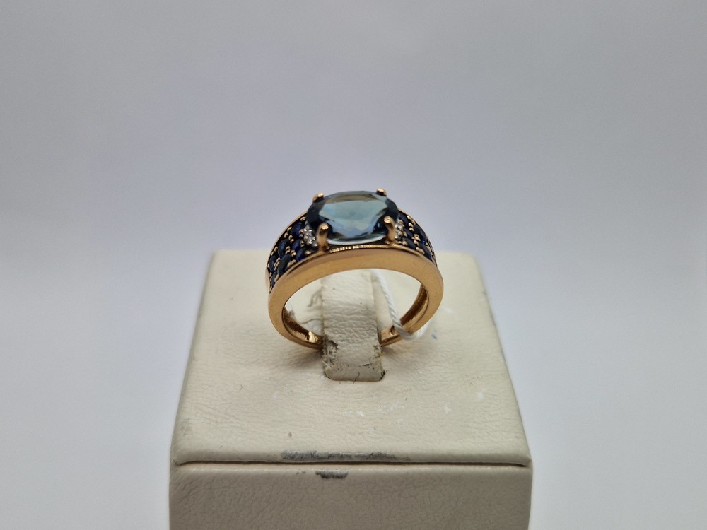 КОЛКМИ585 КОЛЬЦО С КАМНЯМИ (Au 585)