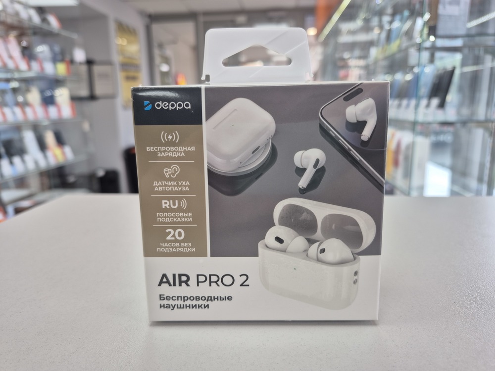 Наушники беспроводные Deppa 44167 Air Pro 2