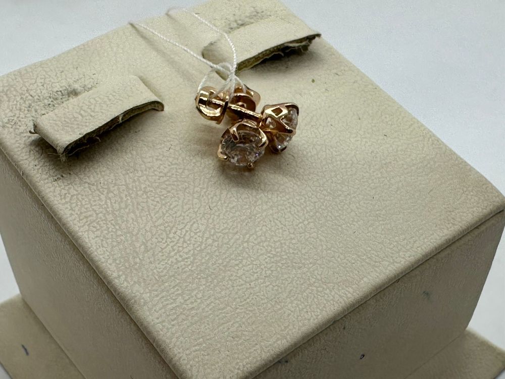 СПУС585 СЕРЬГИ ПУСЕТЫ (Au 585)