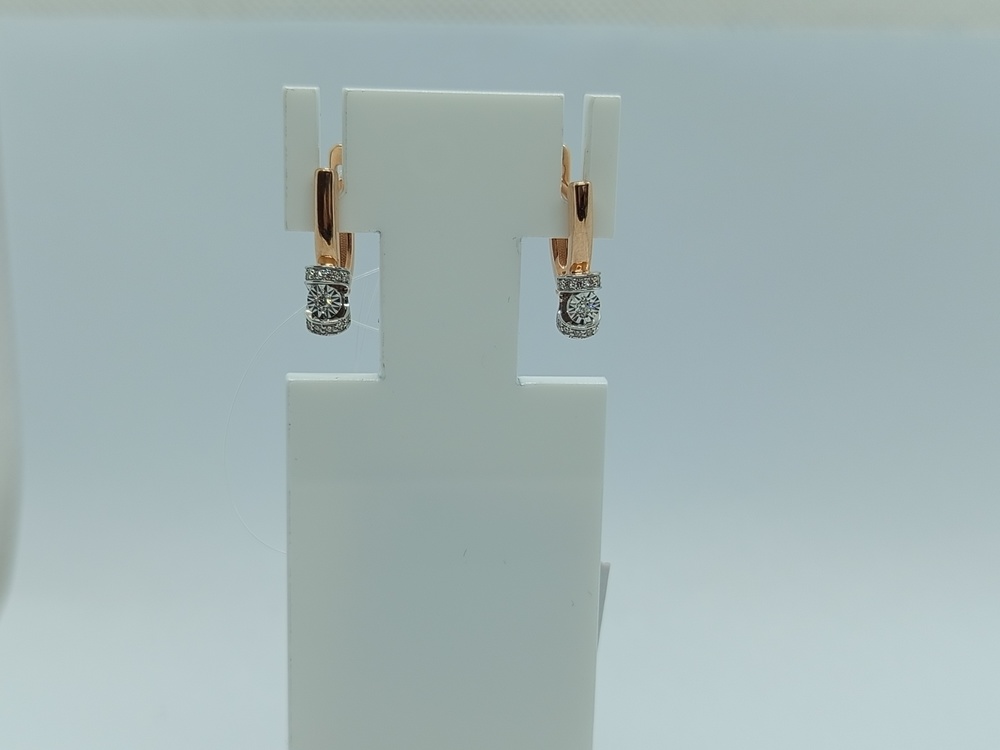 СЕРЬГИ БРИЛЛИАНТ (Au 585)