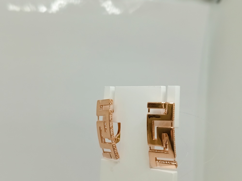 СЕРЬГИ БЕЗ КАМНЯ (Au 585)