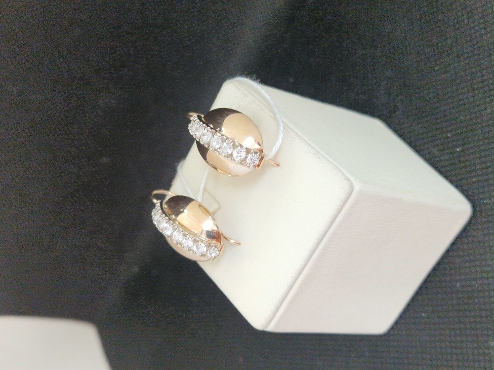 СЕРЬГИ С КАМНЯМИ (Au 585)