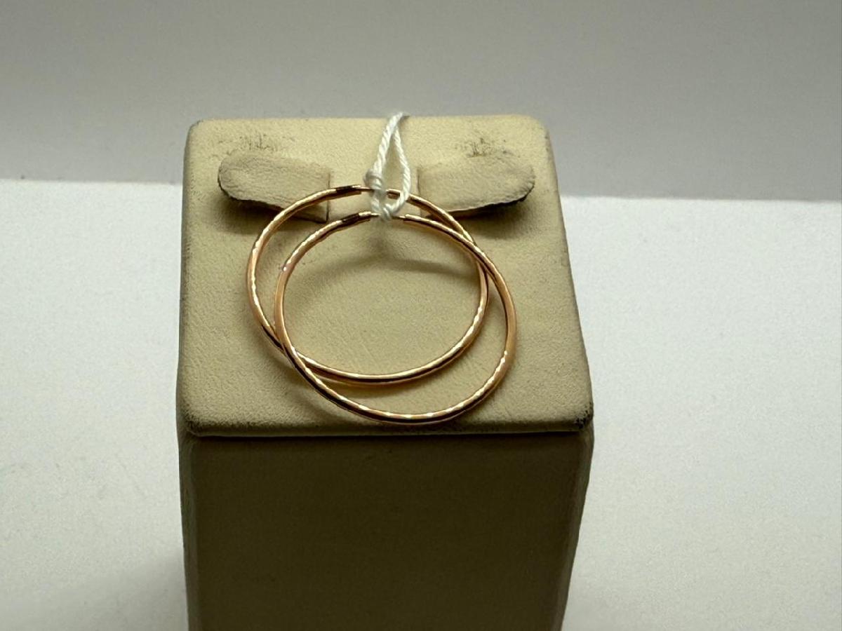 СКОН585 СЕРЬГИ КОНГО (Au 585)