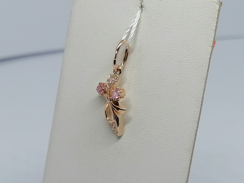 ПОДВЕСКА С КАМНЯМИ (Au 585)