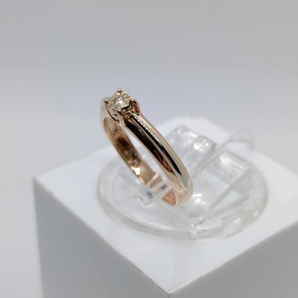 КОЛЬЦО БРИЛЛИАНТ Au 585