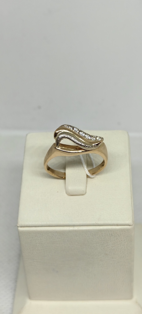 КОЛЬЦО С КАМНЯМИ (Au 585)