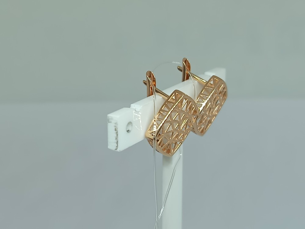 СЕРЬГИ БЕЗ КАМНЯ (Au 585) СЕРЬГИ БЕЗ КАМНЯ (Au 585)