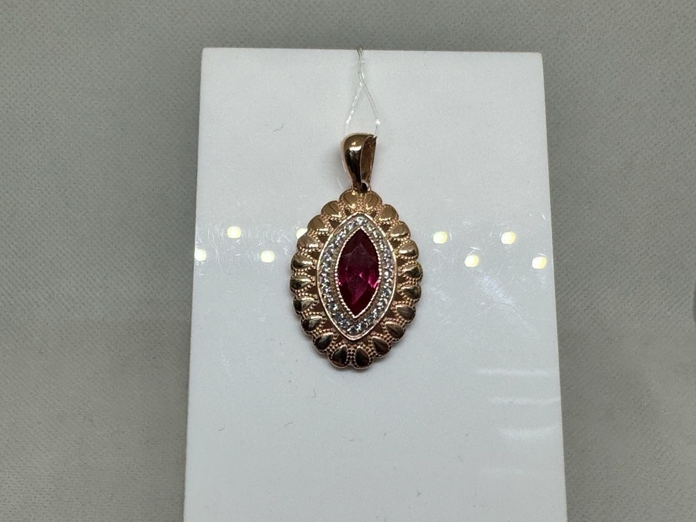 ПОДВЕСКА С КАМНЯМИ (Au 585)