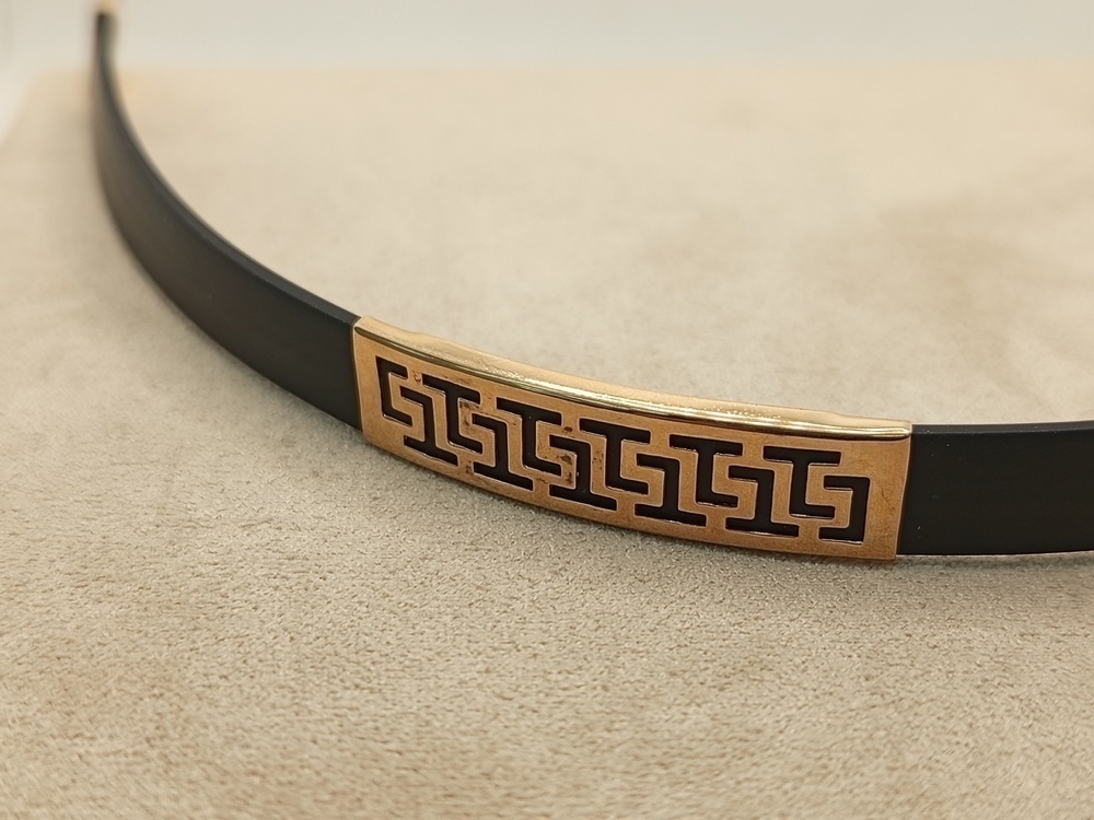 БРАСЛЕТ КАУЧУК со вставками (Au 585)