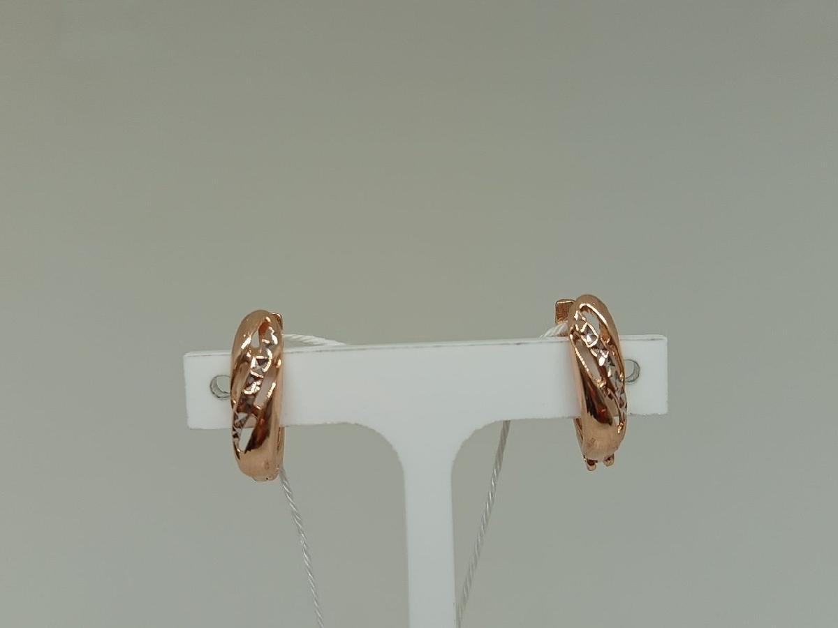 СЕРЬГИ БЕЗ КАМНЯ (Au 585)