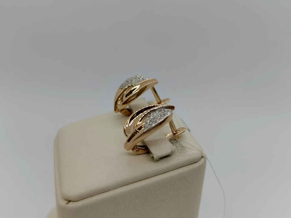 СЕРЬГИ С КАМНЯМИ (Au 585)