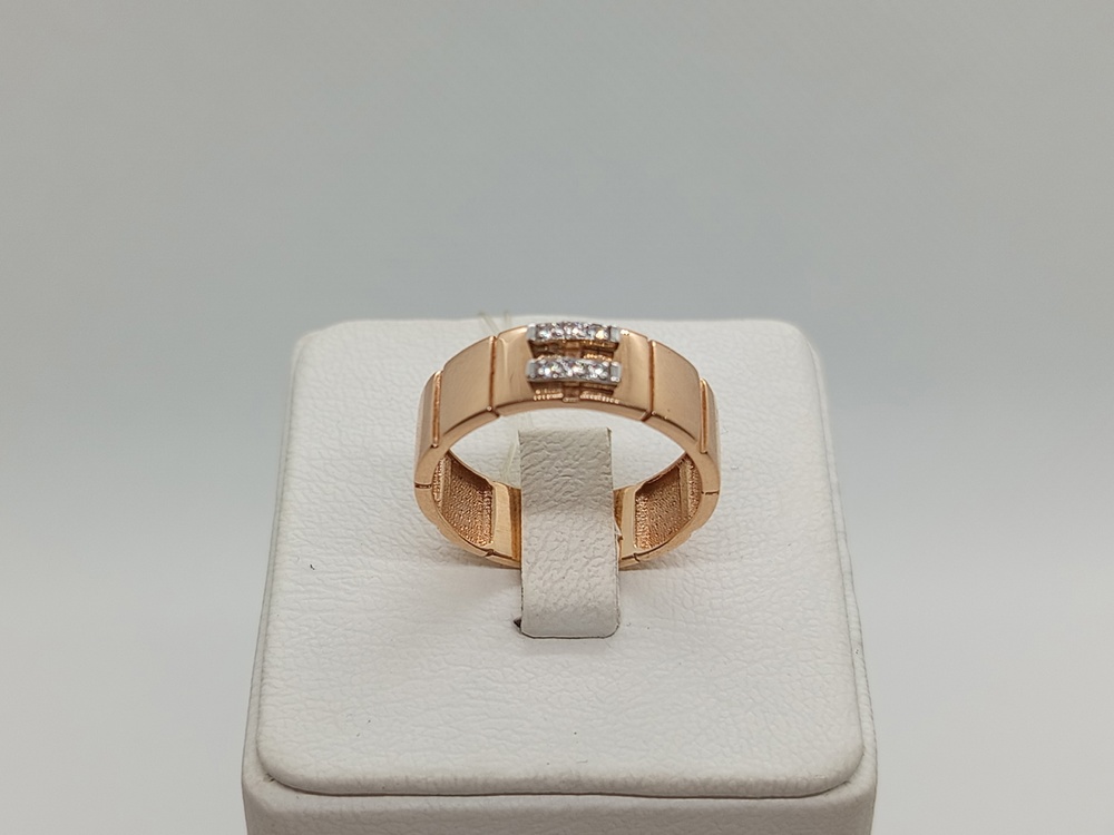 к4937 КОЛЬЦО С КАМНЯМИ (Au 585)