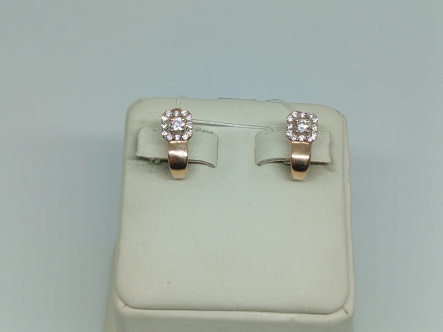 СЕРЬГИ С КАМНЯМИ (Au 585)