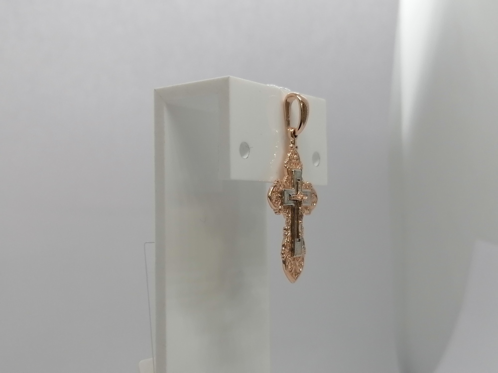 ПОДВЕСКА КРЕСТ без камня (Au 585)