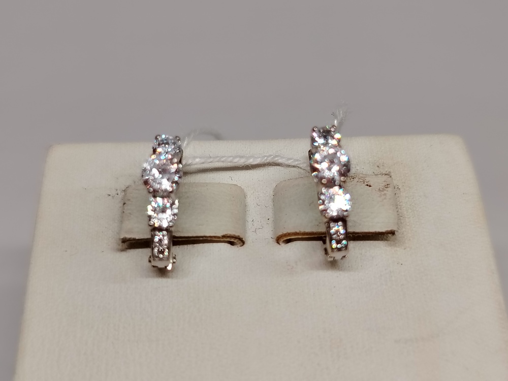 СКМИ585 СЕРЬГИ С КАМНЯМИ (Au 585)