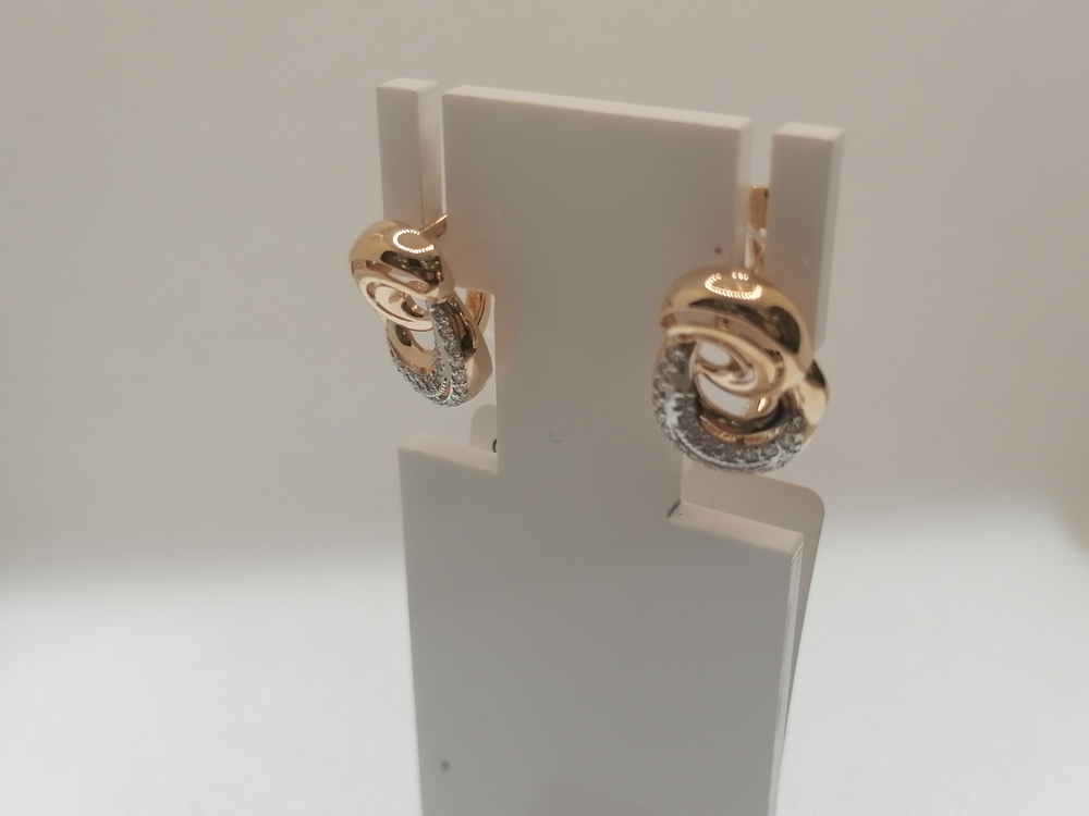 СЕРЬГИ С КАМНЯМИ (Au 585)