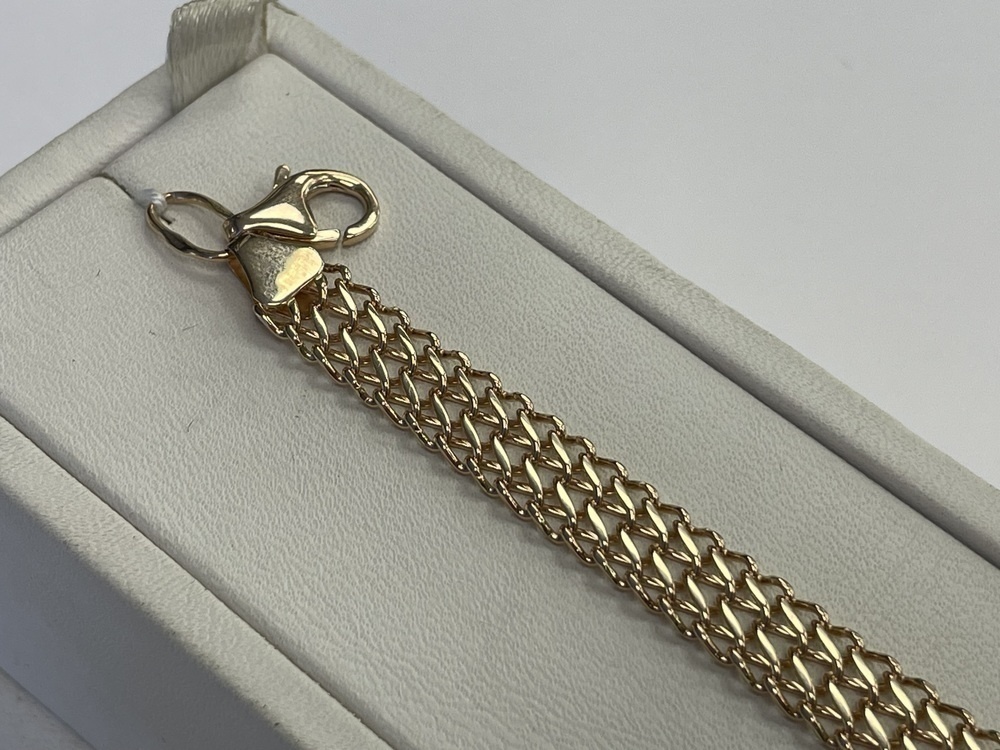 БРАСЛЕТ ПОЛНОВЕСНЫЙ Восьмерка (Au 585)