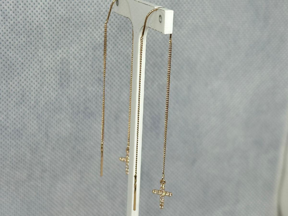 1958 СЕРЬГИ ПРОДЕВКИ с камнями (Au 585)