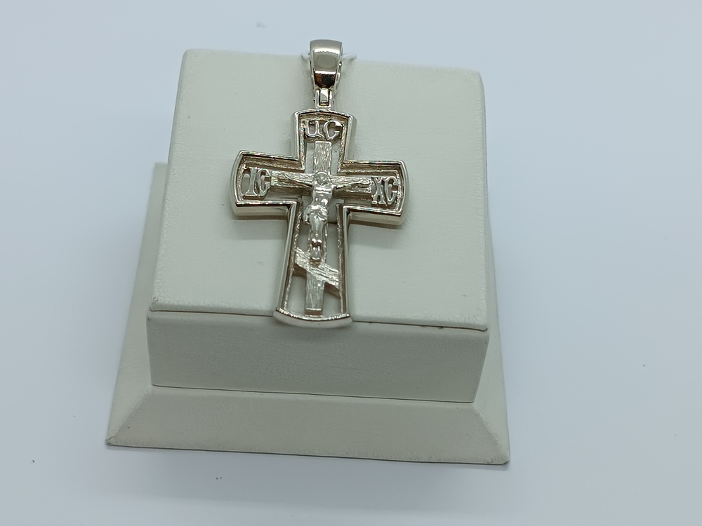 ПОДКБК585 ПОДВЕСКА КРЕСТ БЕЗ КАМНЯ (Au 585)