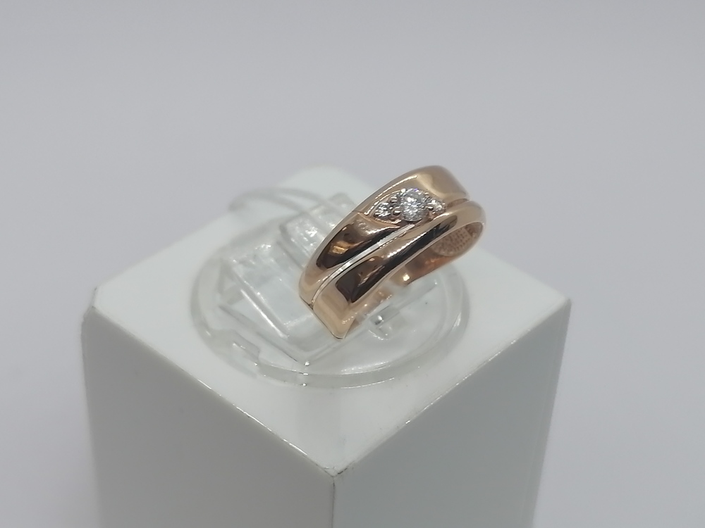 КОЛКМИ585 КОЛЬЦО С КАМНЯМИ (Au 585)