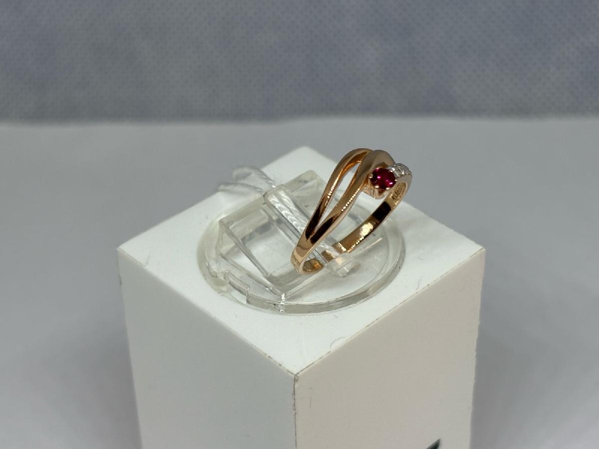 КОЛКМИ585 КОЛЬЦО С КАМНЯМИ (Au 585)