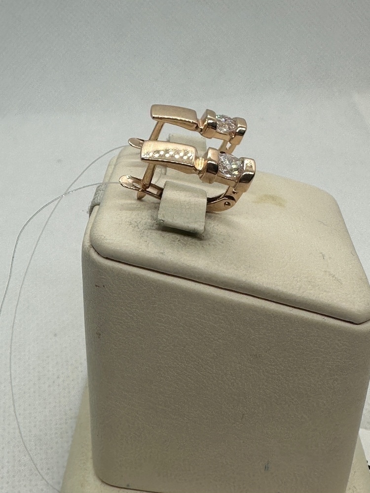 СЕРЬГИ С КАМНЕМ (Au 585) СЕРЬГИ С КАМНЕМ (Au 585)