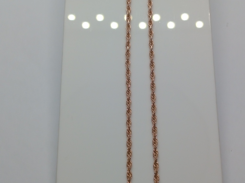 ЦЕПЬ ПОЛНОВЕСНАЯ Веревка (Au 585)