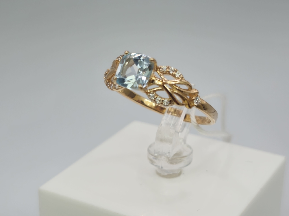 КОЛКМИ585 КОЛЬЦО С КАМНЯМИ (Au 585)