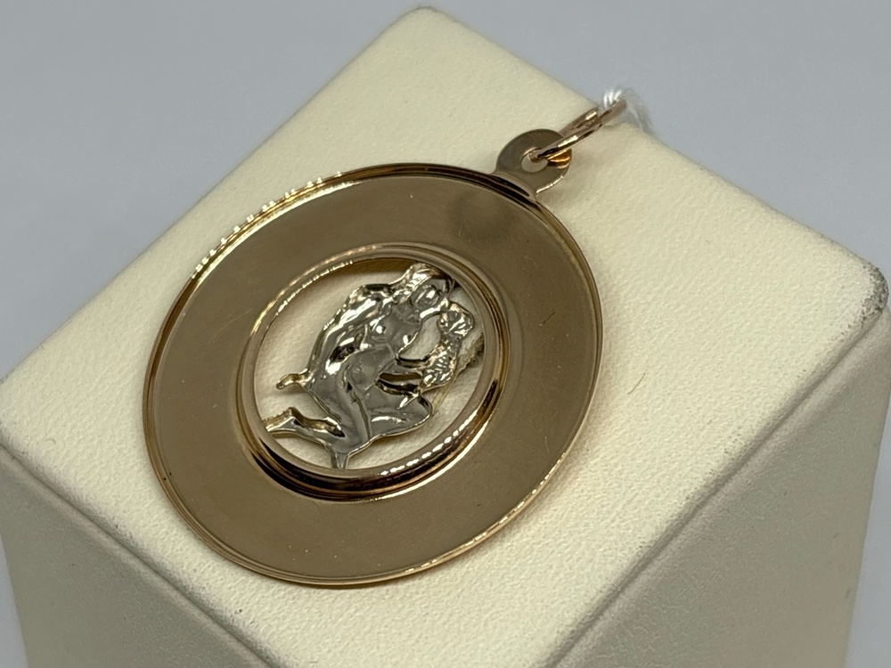 ПОДВЕСКА ЗНАК ЗОДИАКА ДЕВА Au 585