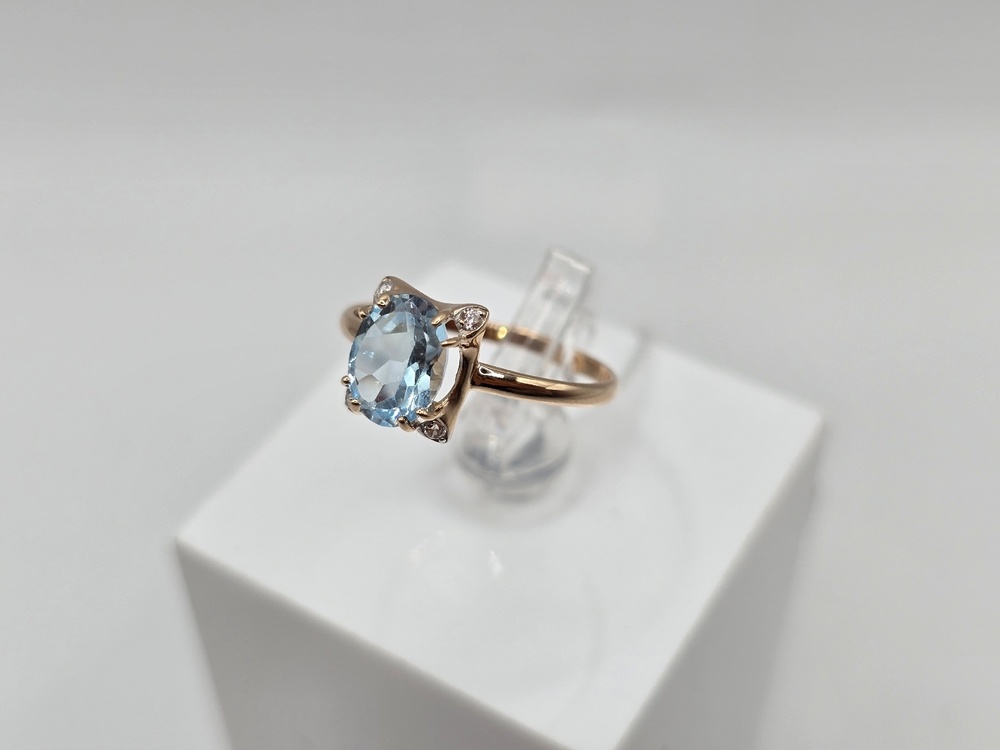 КОЛКМИ585 КОЛЬЦО С КАМНЯМИ (Au 585)