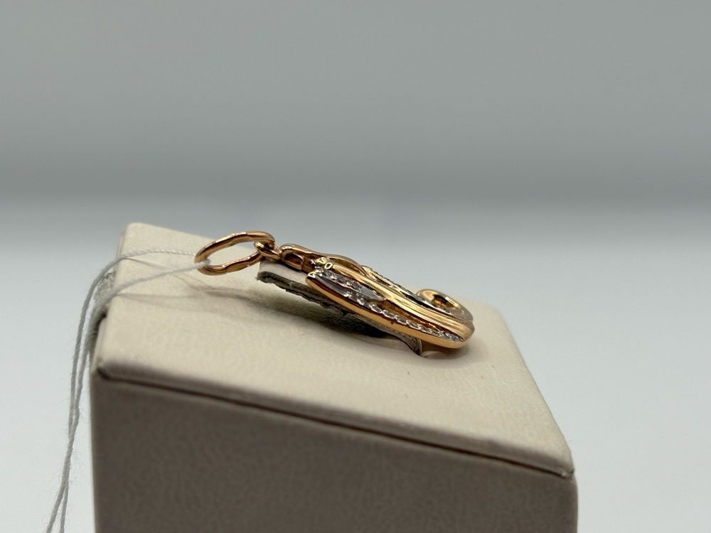 ПОДКМИ585 ПОДВЕСКА С КАМНЯМИ (Au 585)