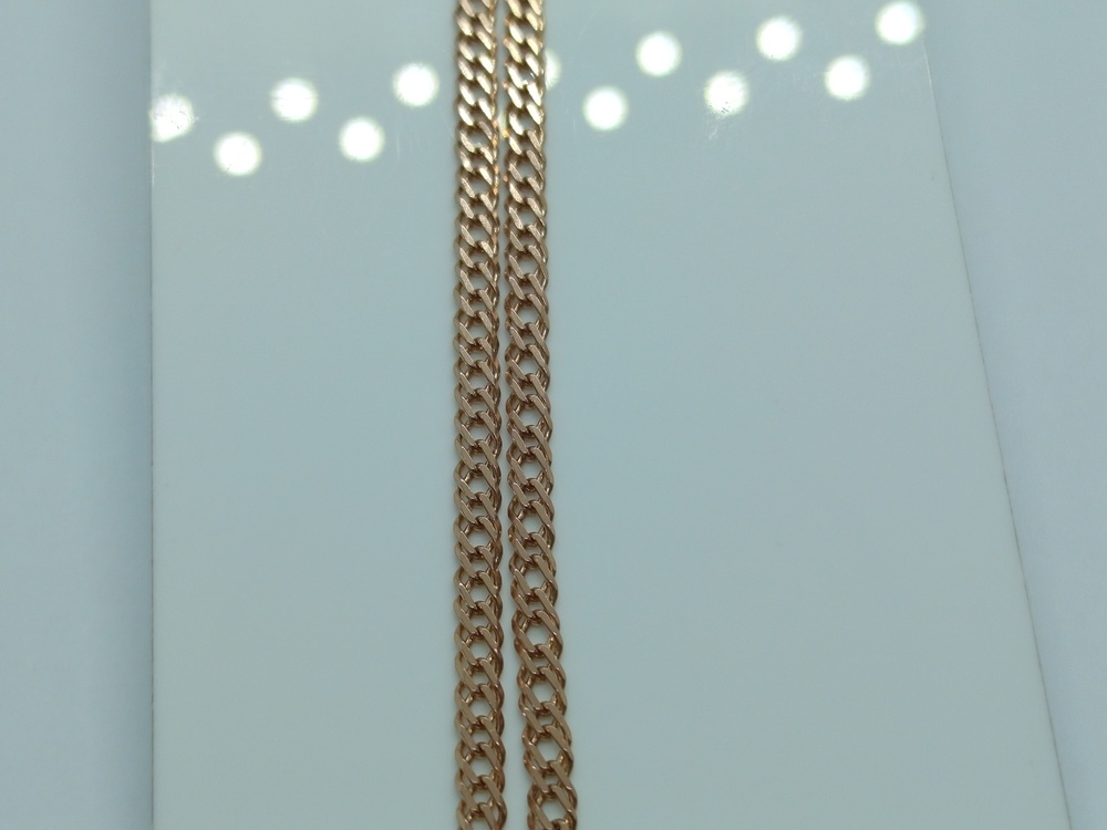 ЦЛР2585 ЦЕПЬ ПОЛНОВЕСНАЯ Ромб двойной (Au 585)