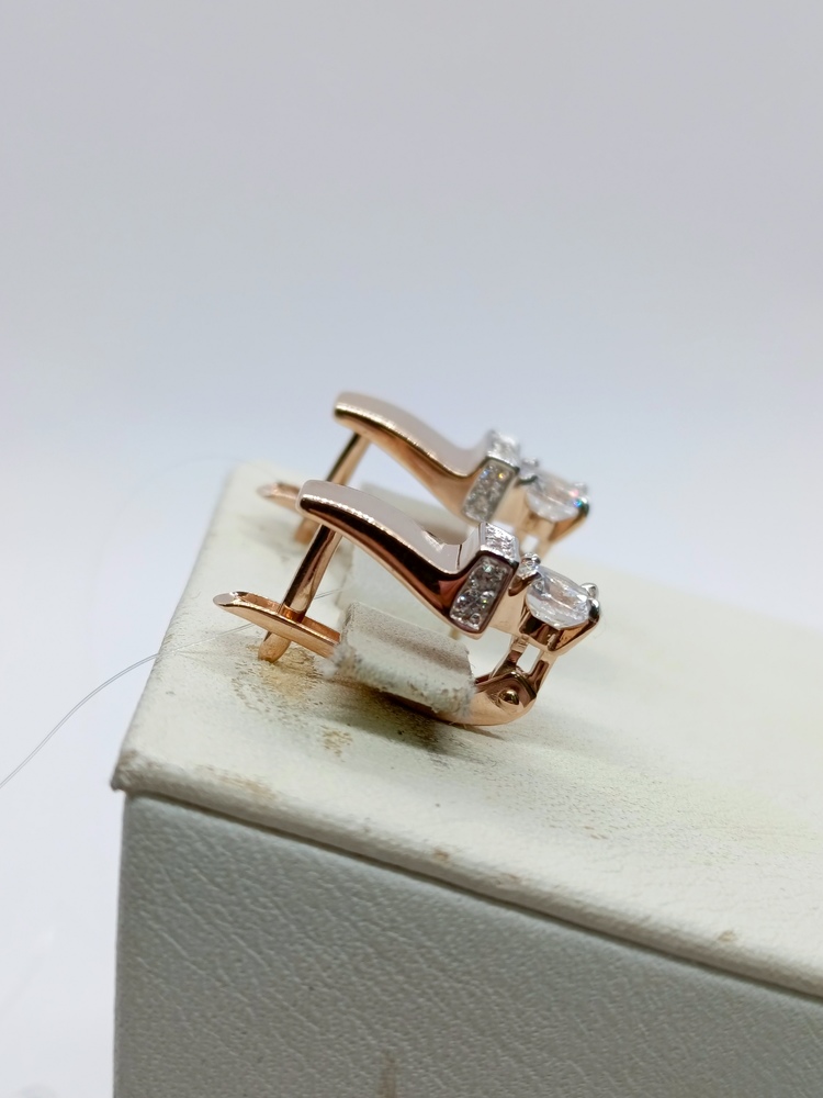 СЕРЬГИ С КАМНЯМИ (Au 585)