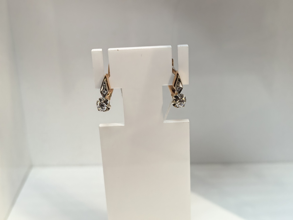 СЕРЬГИ С КАМНЯМИ (Au 585)