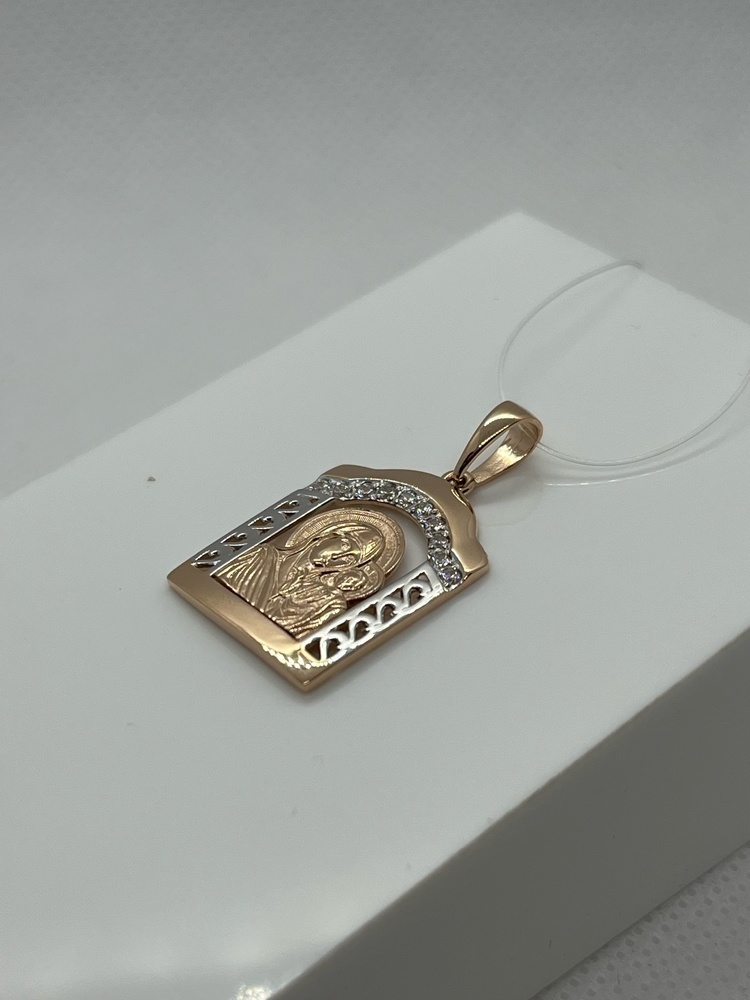 ПОДВЕСКА ИКОНА с камнями (Au 585)