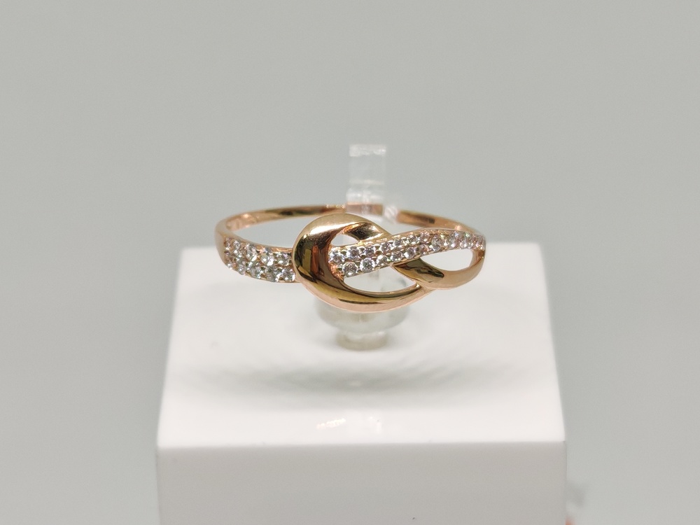 КОЛКМИ585 КОЛЬЦО С КАМНЯМИ (Au 585)