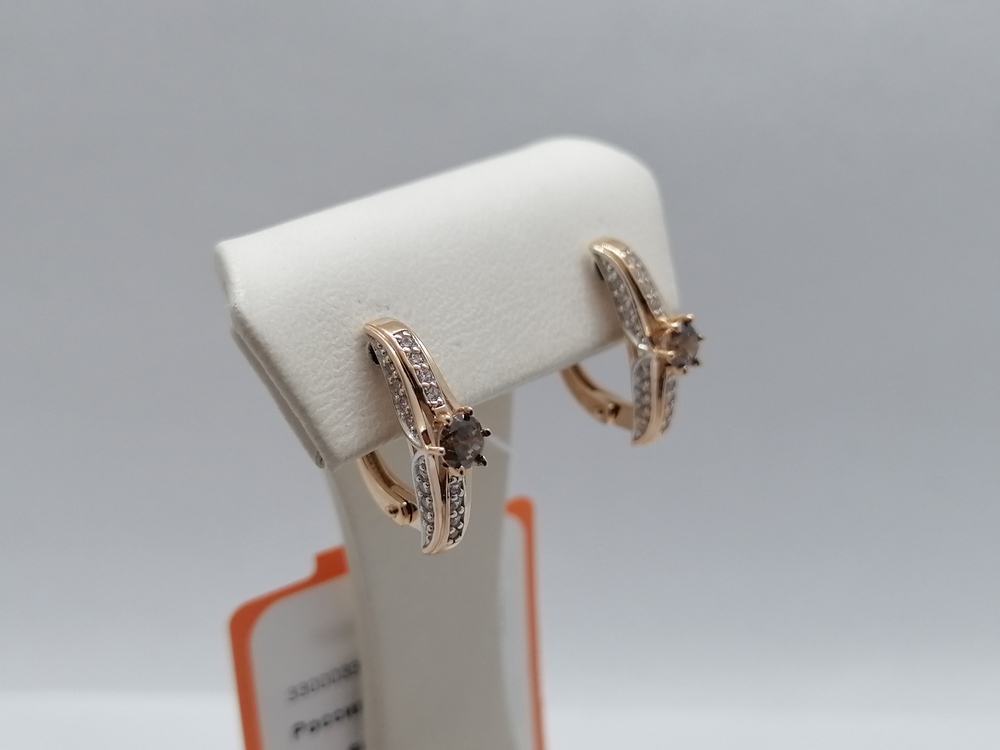 СКМИ585 СЕРЬГИ С КАМНЯМИ (Au 585) СКМИ585 СЕРЬГИ С КАМНЯМИ (Au 585)