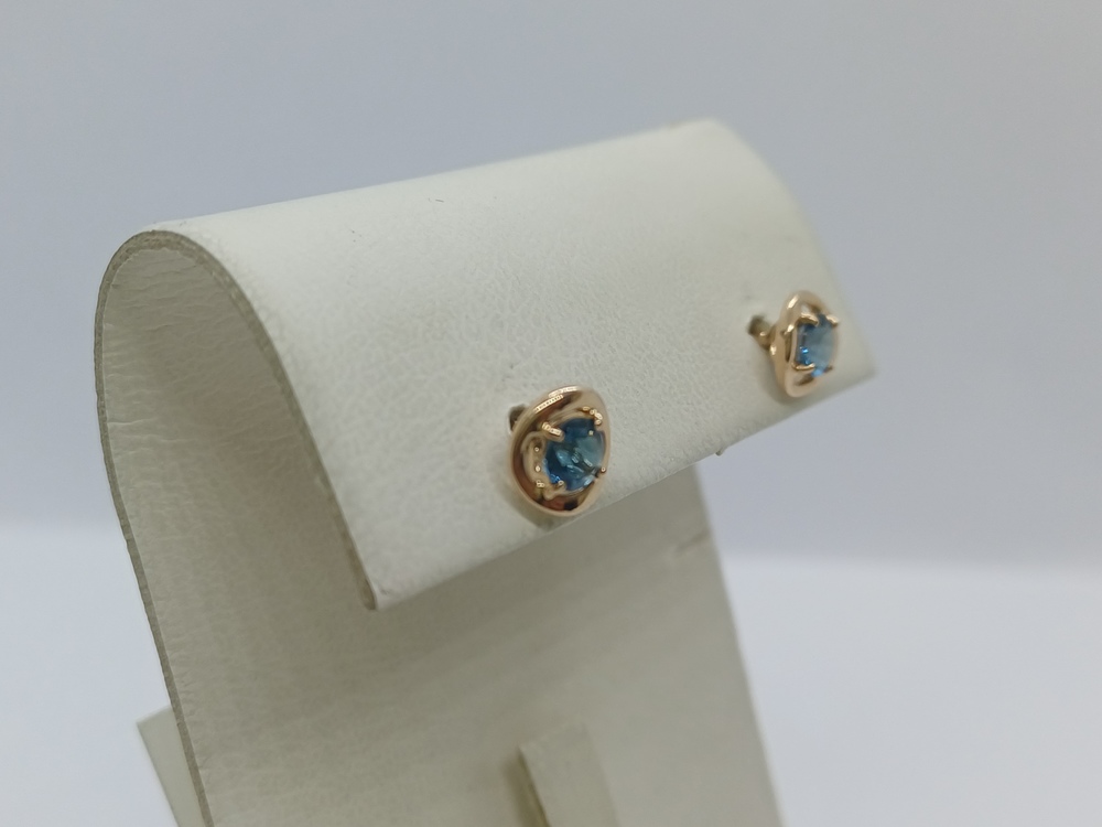 СПУС585 СЕРЬГИ ПУСЕТЫ (Au 585)