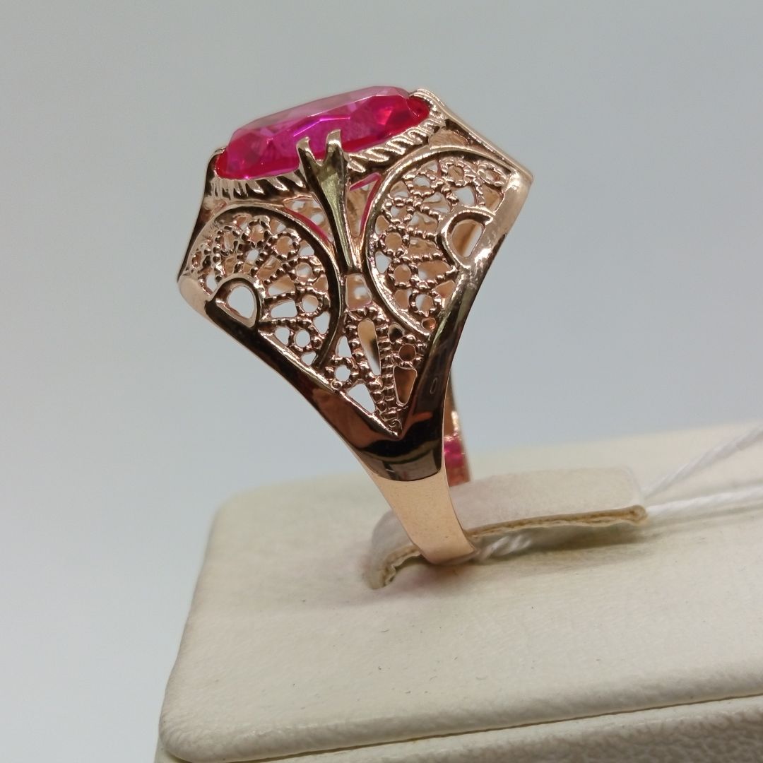 КОЛЬЦО С КАМНЕМ (Au 585)