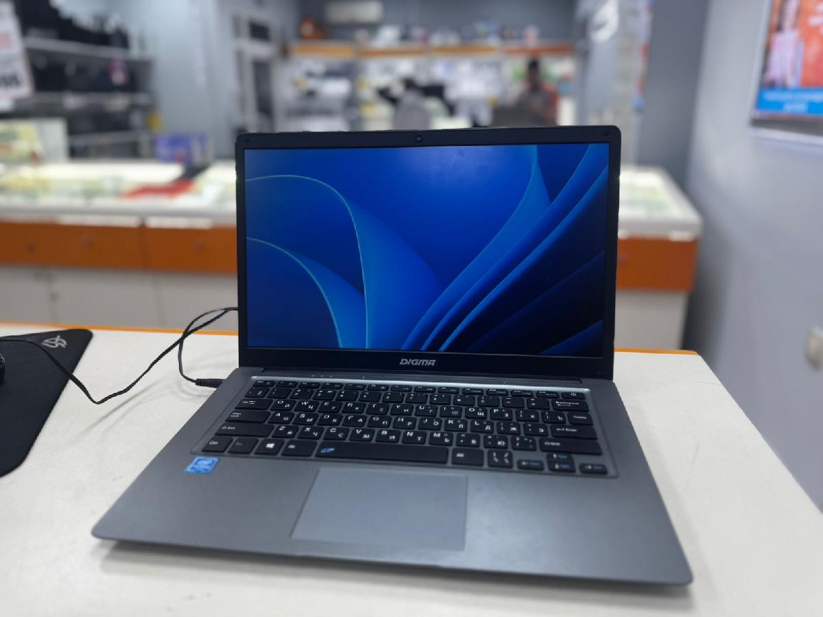 Ноутбук DIGMA EVE 14 C420; Celeron N4020, Intel UHD Graphics 600, 4 Гб, 120 Гб, Нет