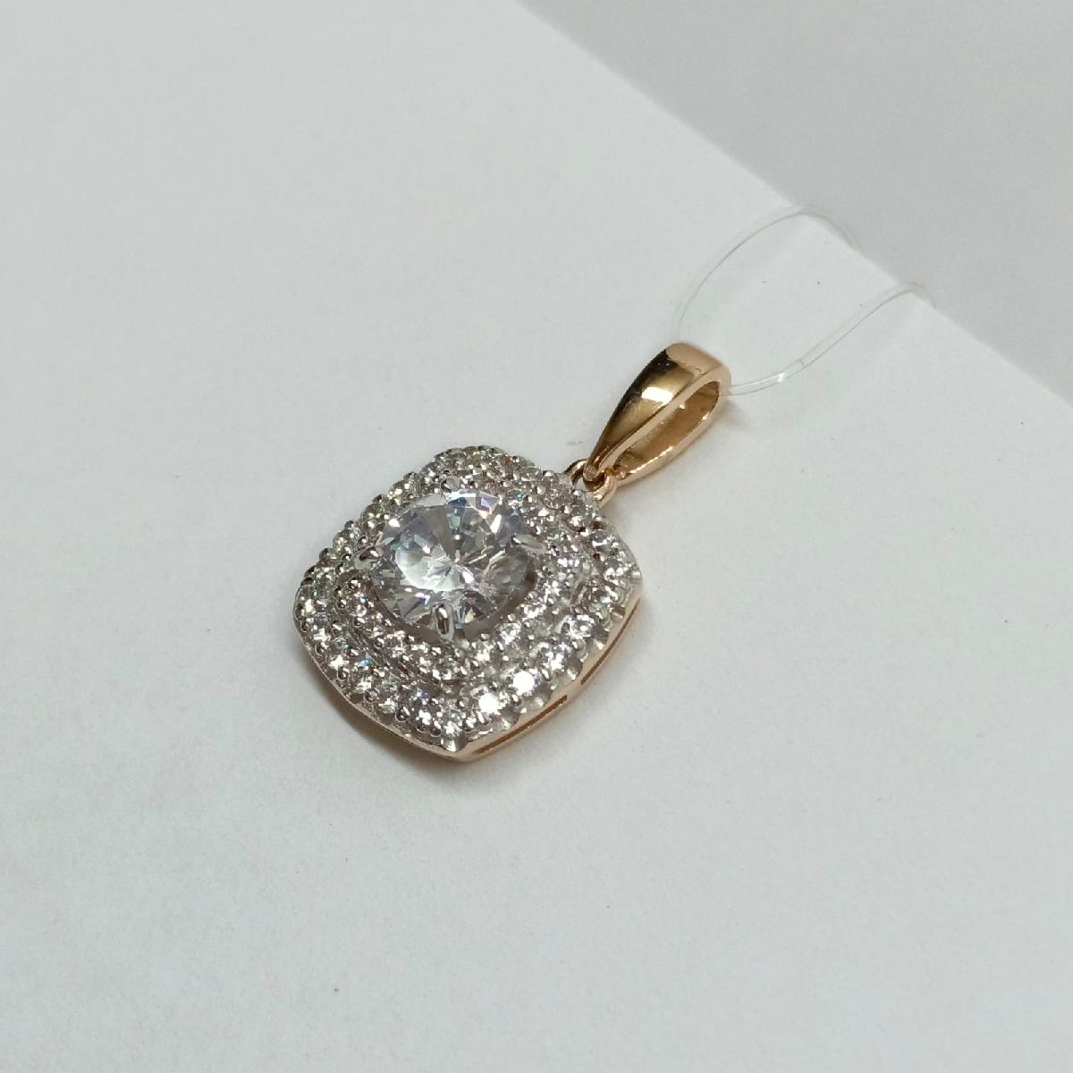 ПОДВЕСКА С КАМНЯМИ (Au 585)