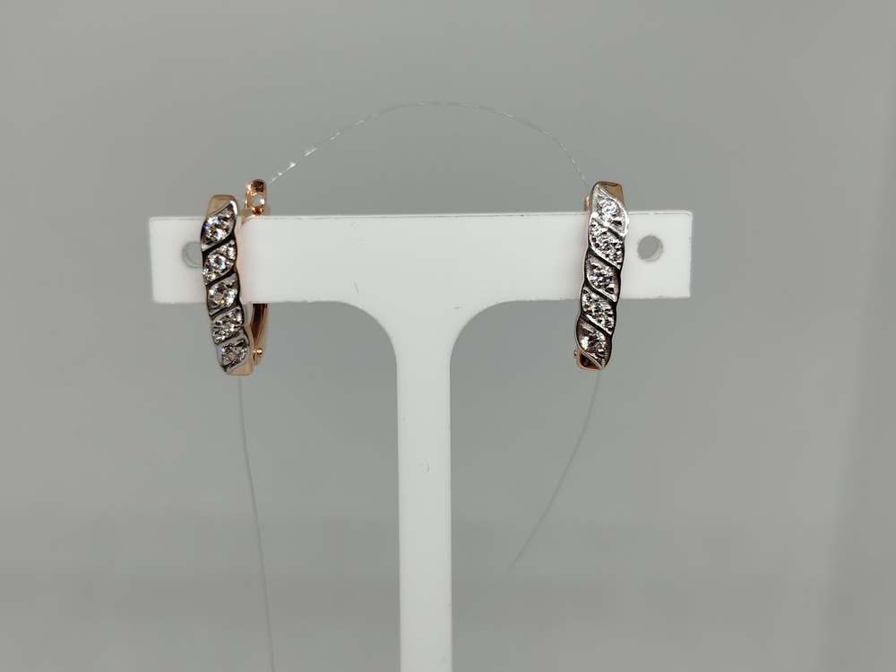 СЕРЬГИ С КАМНЯМИ (Au 585)