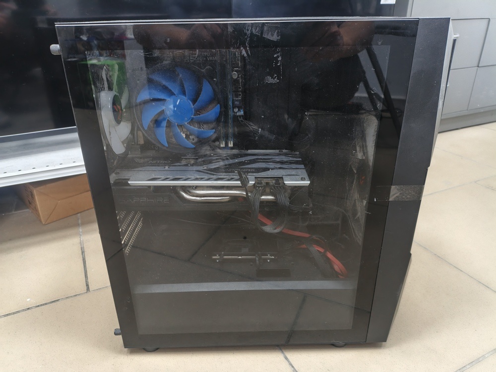 Системный блок Cougar *; Xeon E3-1240 v2, Radeon RX 580, 8 Гб, 256 Гб, 320 Гб